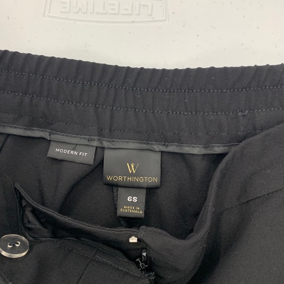 Worthington black wide leg pants Sz 6s - Picture 3 of 3